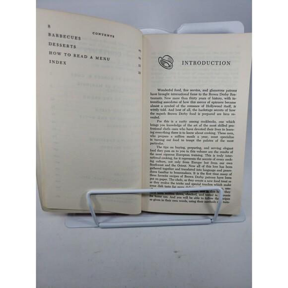 The Brown Derby Cookbook Leonard Louis Levinson 1962 Paperback VTG Collectible - Picture 9 of 16